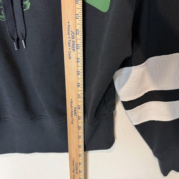 Philadelphia Eagles Sweatshirt Womens Small Black NFL Football Junk Food Hoodie - Picture 10 of 12